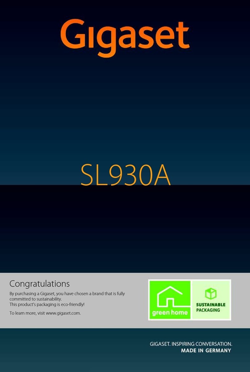 Gigaset SL930A User manual