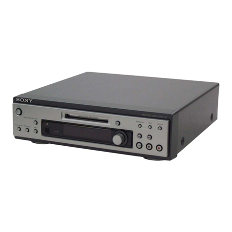 Sony MDS-S9 User manual