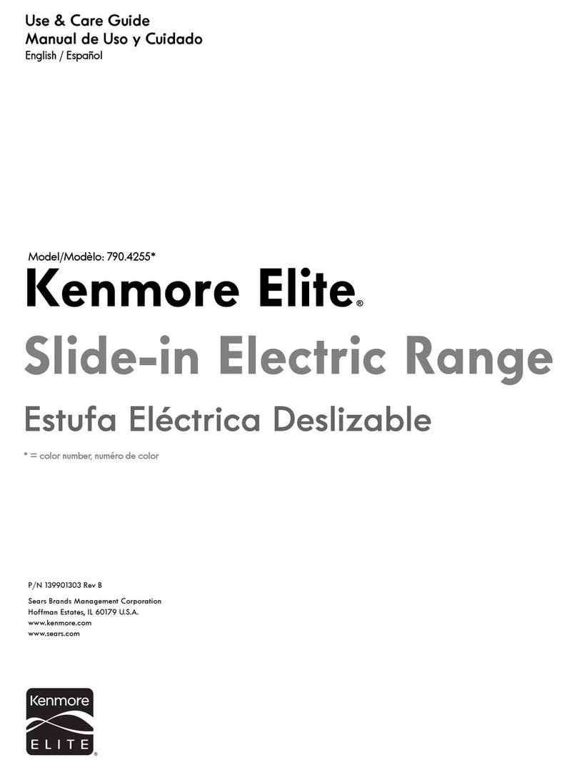Kenmore 790.4255 series User manual