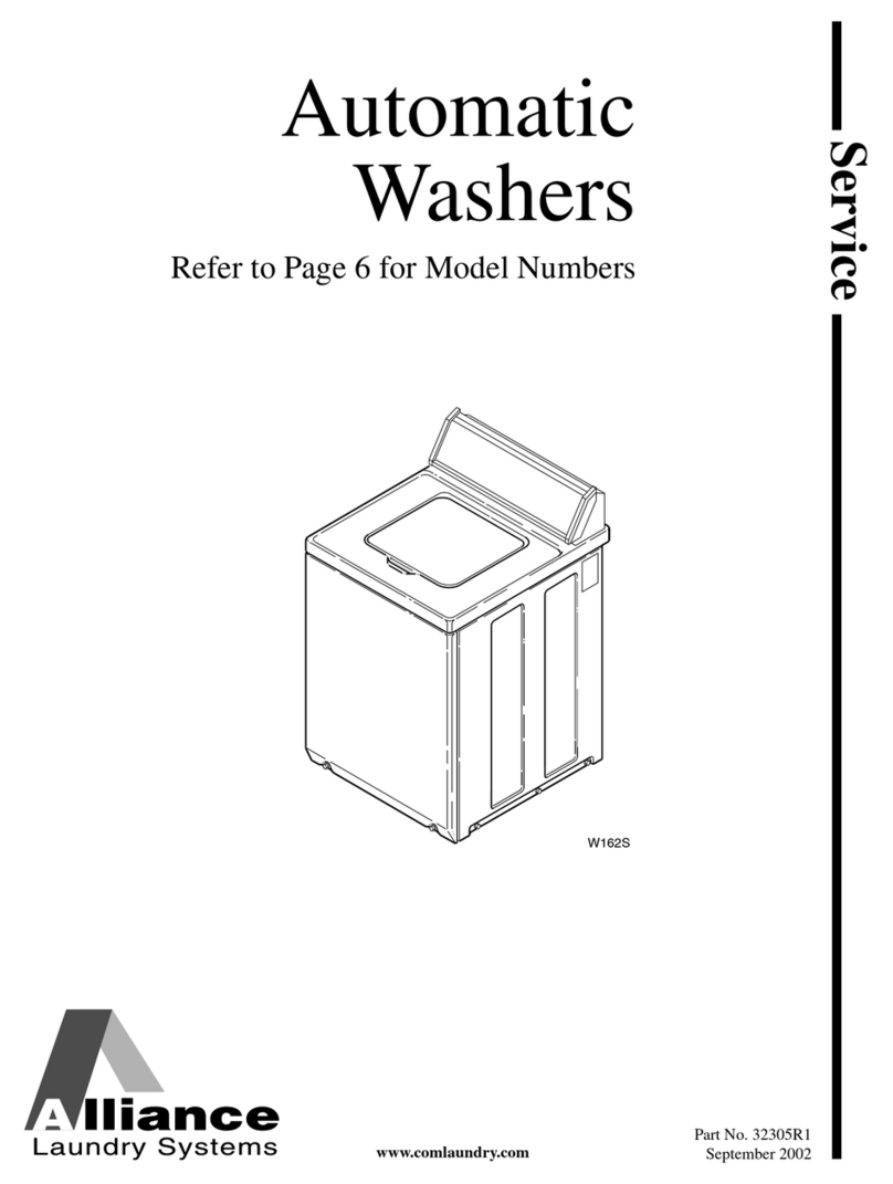 Alliance Laundry Systems BA4121 Assembly instructions