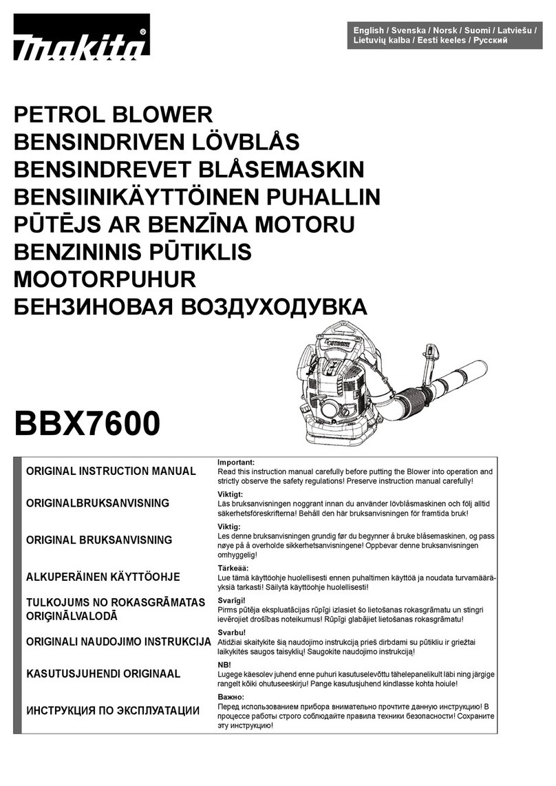 Makita BBX7600 Original instruction manual