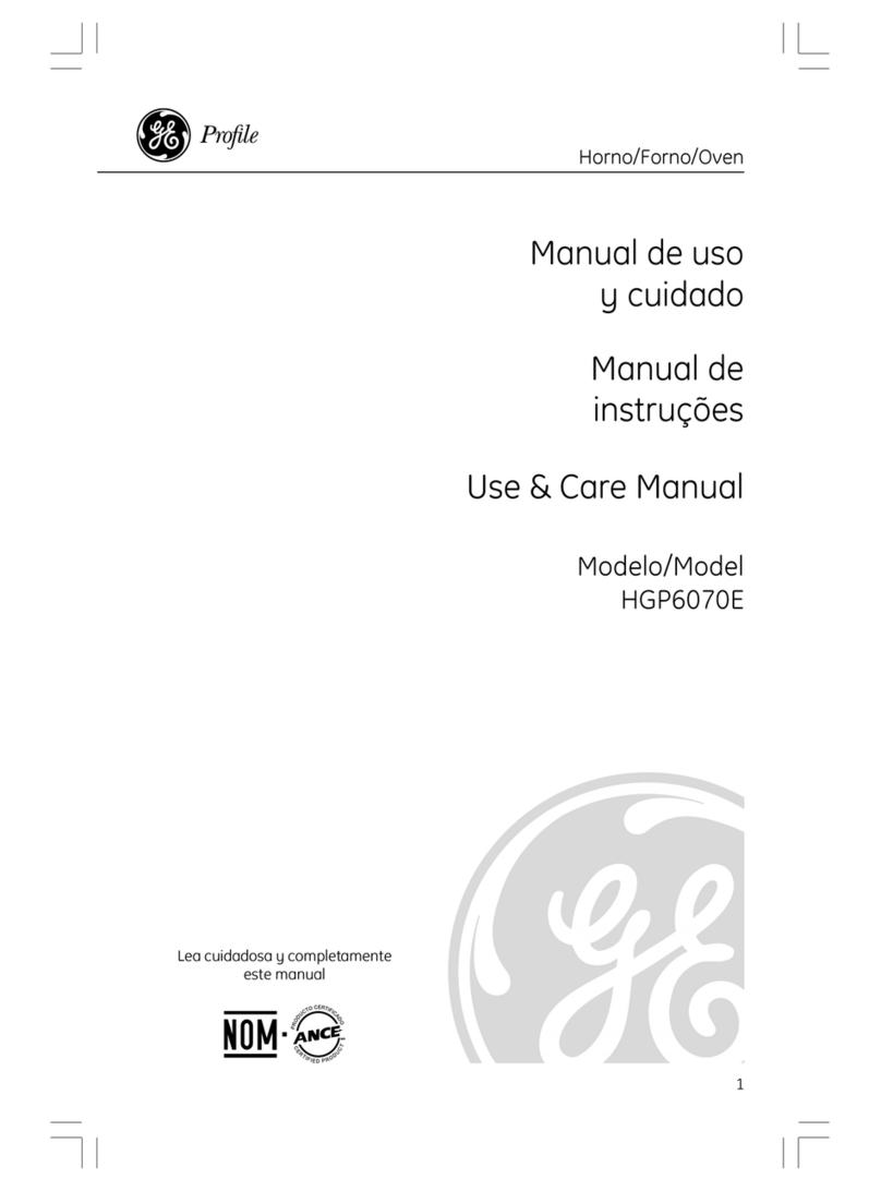 GE HGP6070E User manual