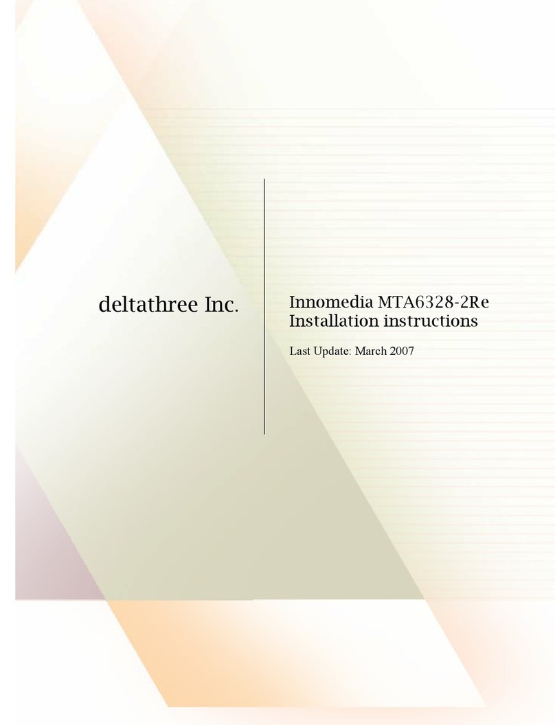 InnoMedia MTA6328-2Re installation instructions