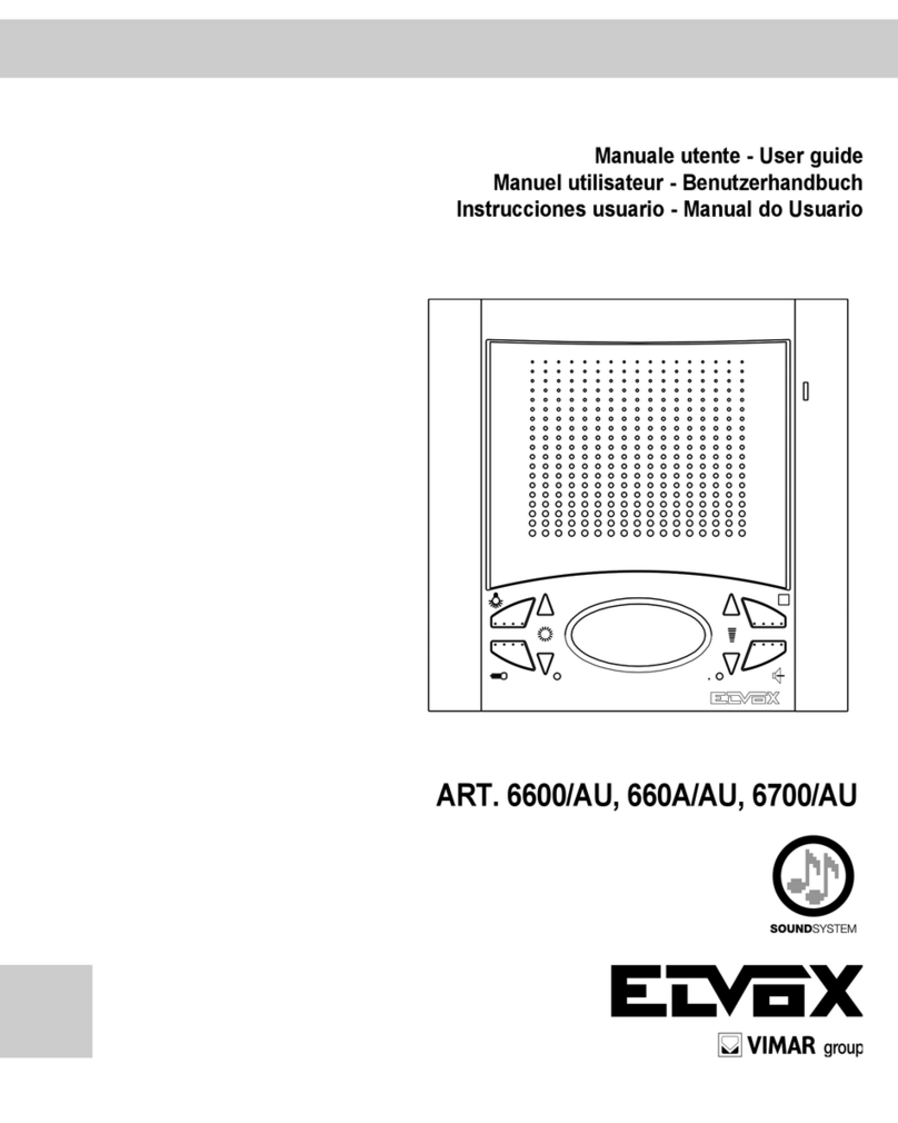 Vimar Etvax 6600/AU User manual
