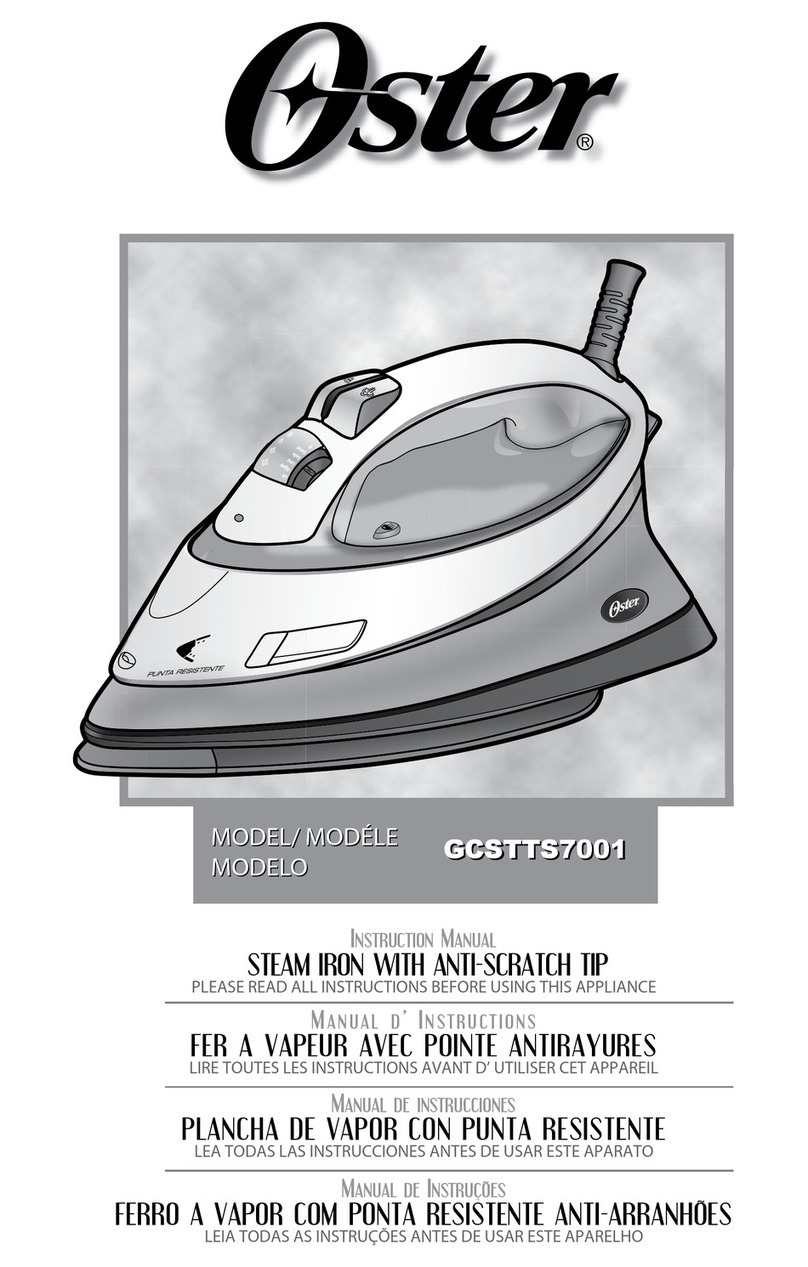 Oster GCSTTS7001 User manual