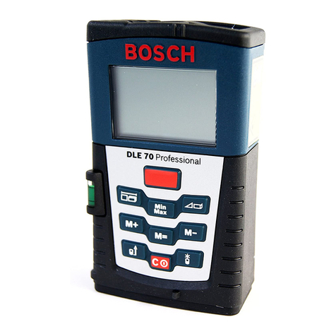 Bosch DLE 70 Professional Original instructions