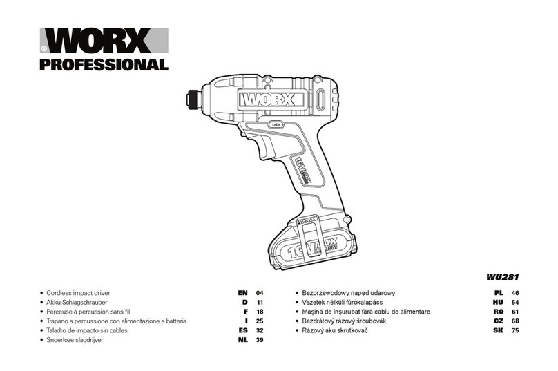 Worx WU281 User manual