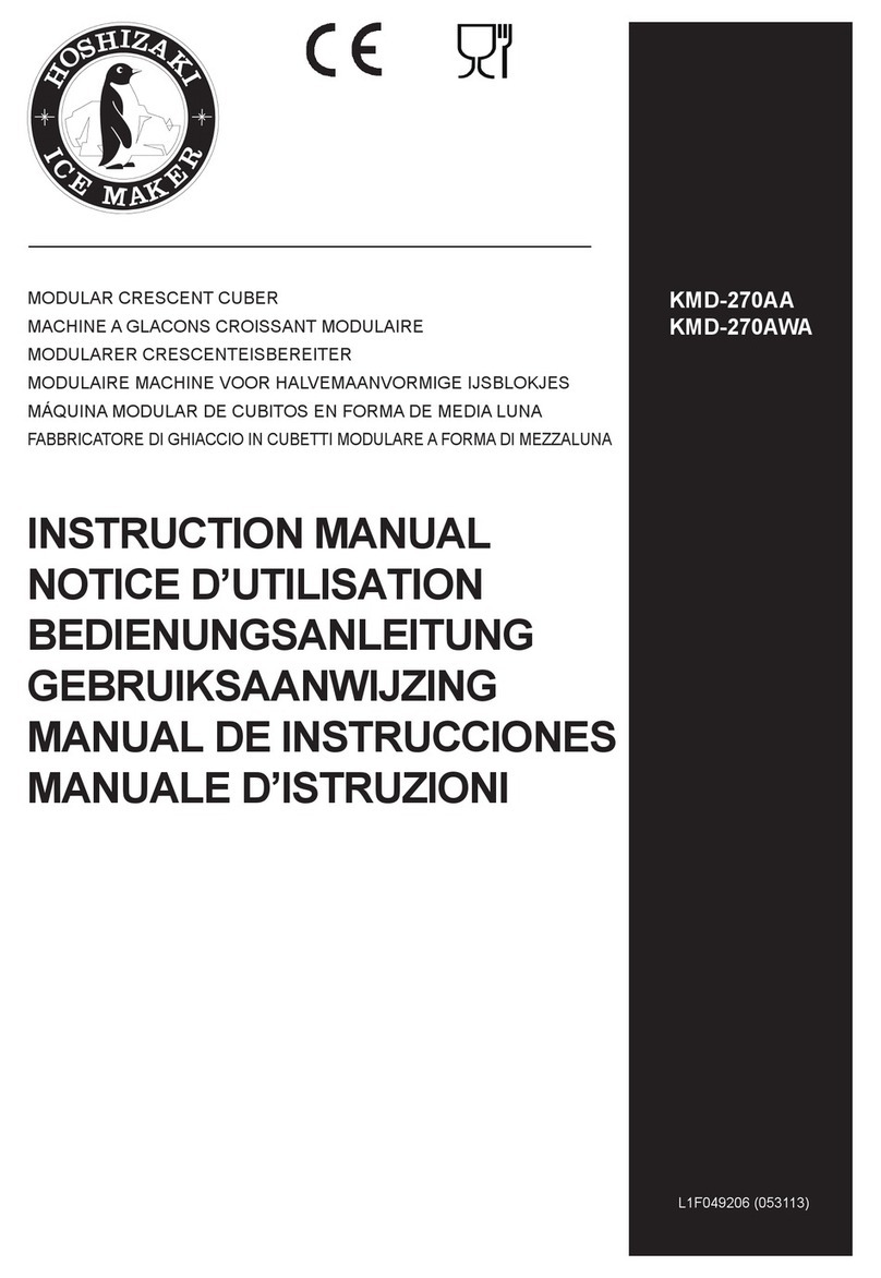 Hoshizaki KMD-270AA User manual
