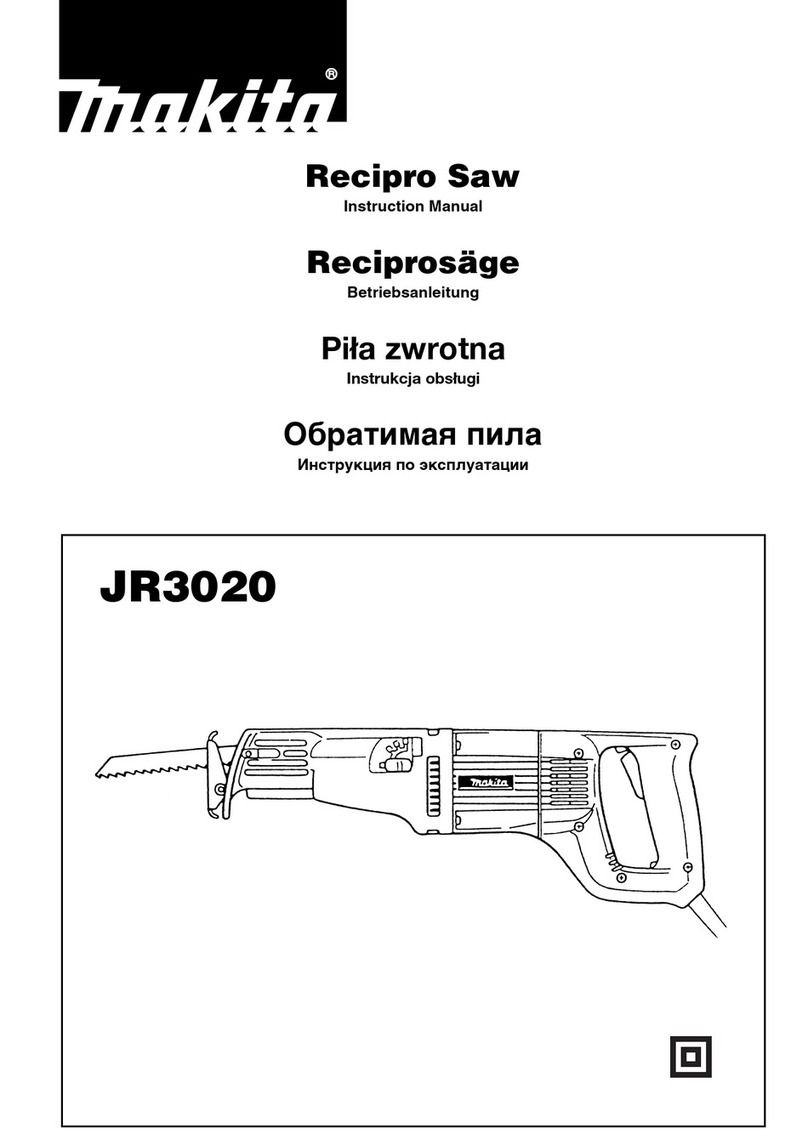 Makita JR3020 User manual Makita JR3020 User manual