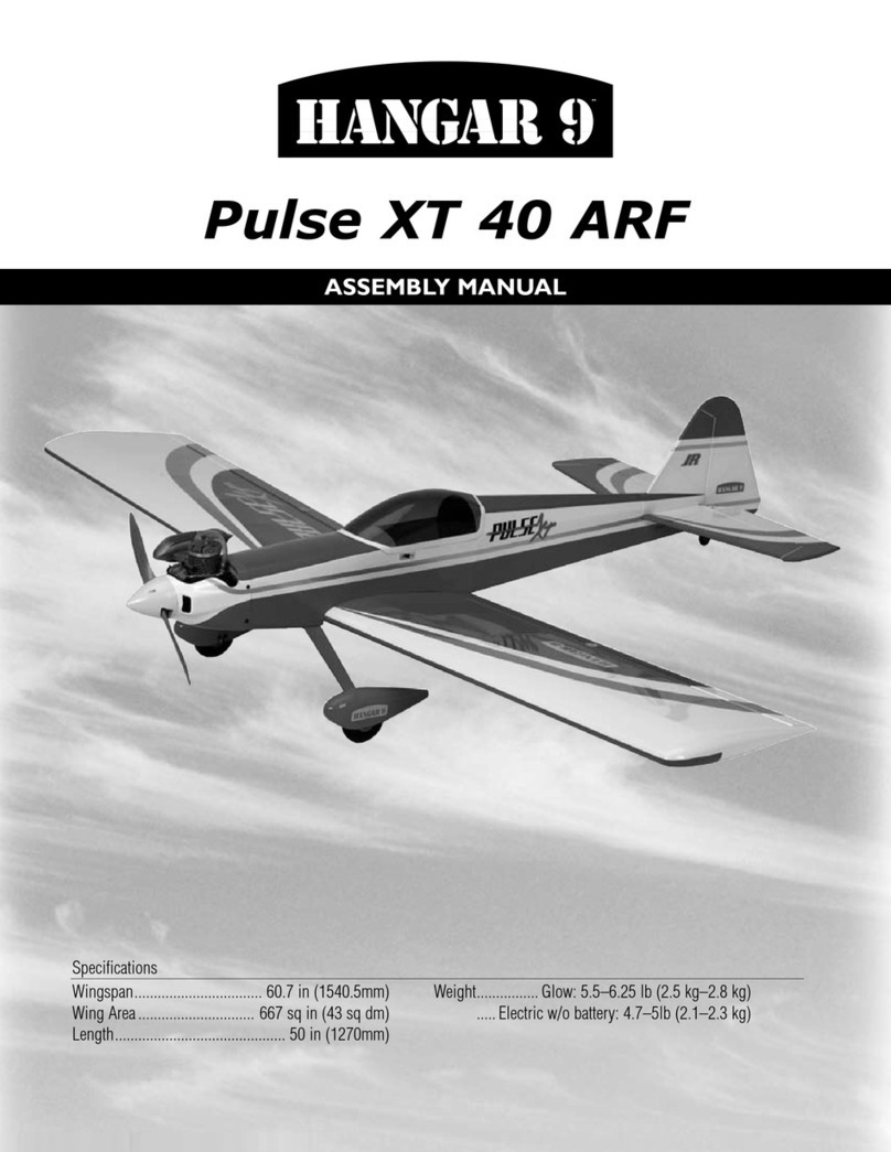 Hangar 9 PULSE XT 40 ARF User manual