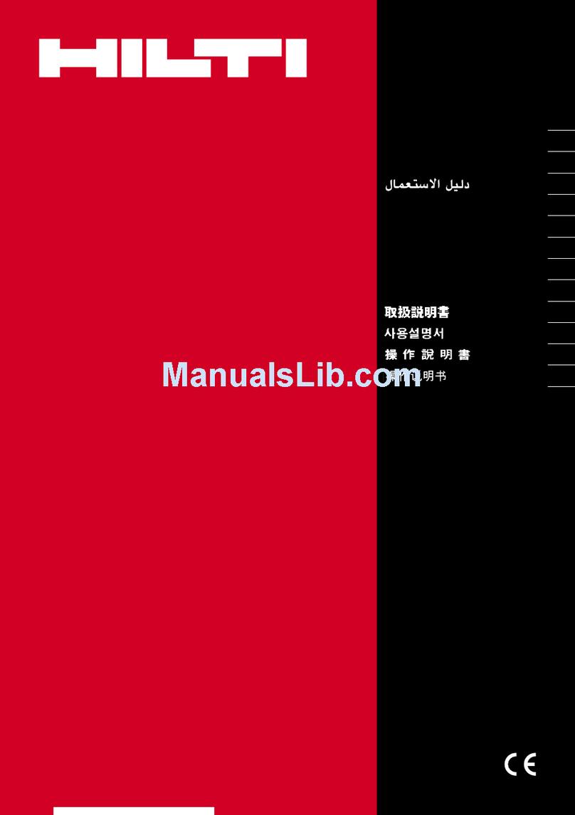 Hilti PD-I User manual Hilti PD-I User manual