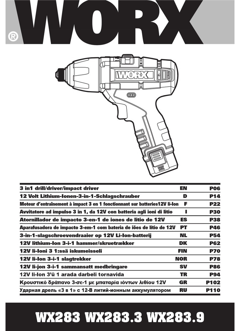 Worx WX283 User manual