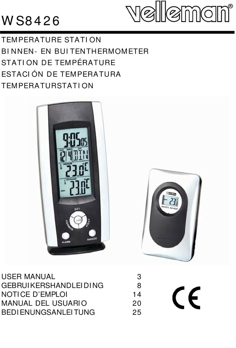 Velleman WS8426 User manual