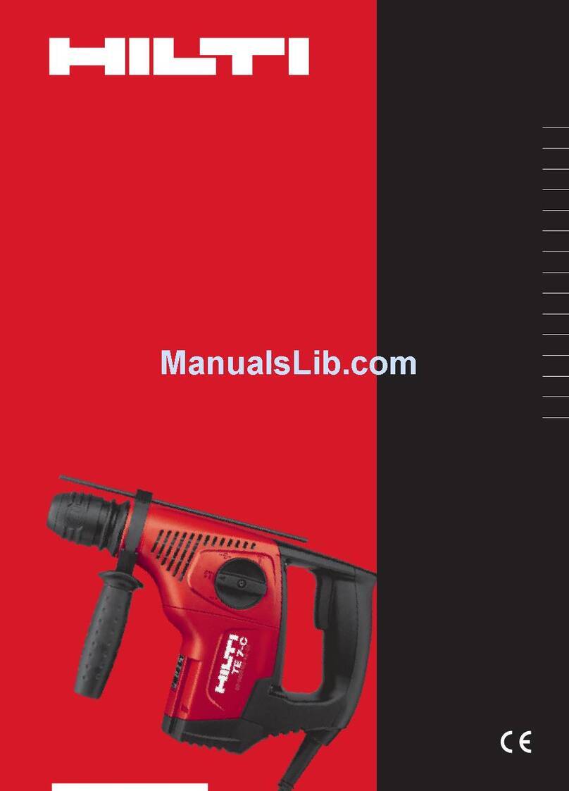 Hilti TE 7-C User manual