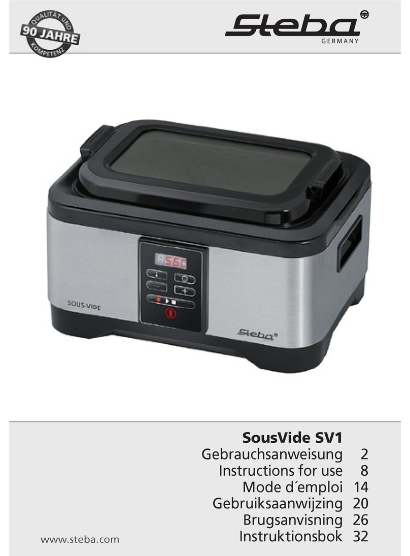 Steba SousVide SV1 Instructions for use