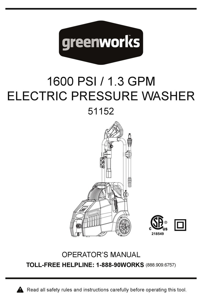 GreenWorks 51152 User manual GreenWorks 51152 User manual