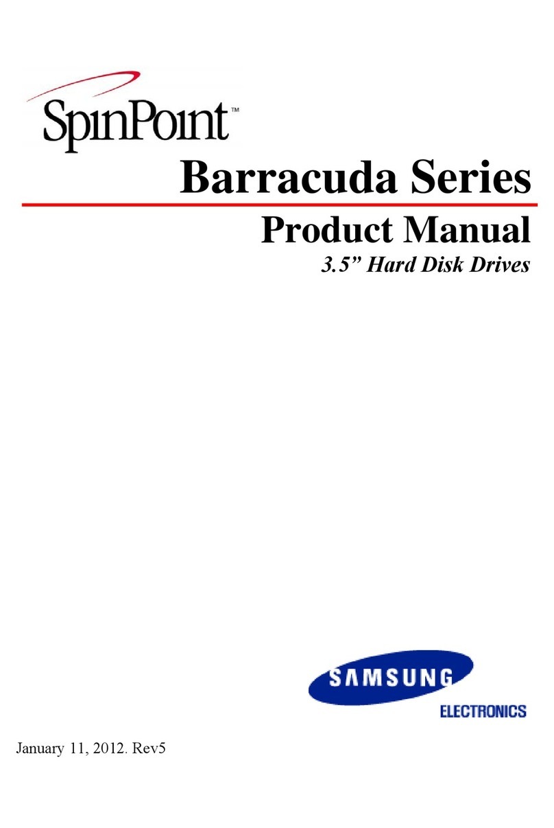 SpinPoint Barracuda Series product manual