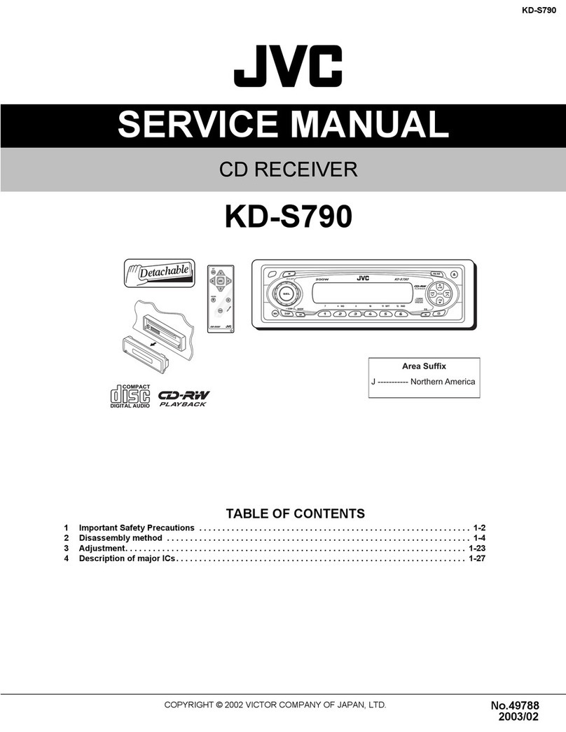 JVC KD-S790 User manual