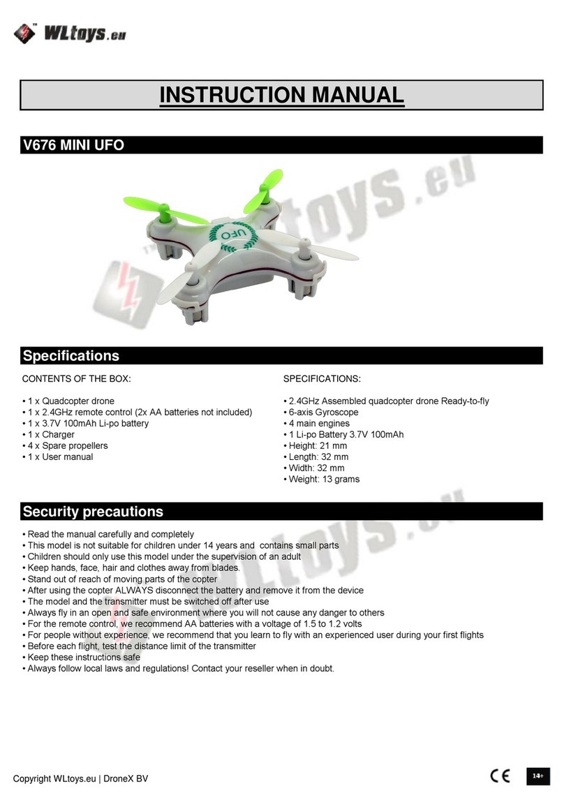 WLtoys v676 mini ufo User manual