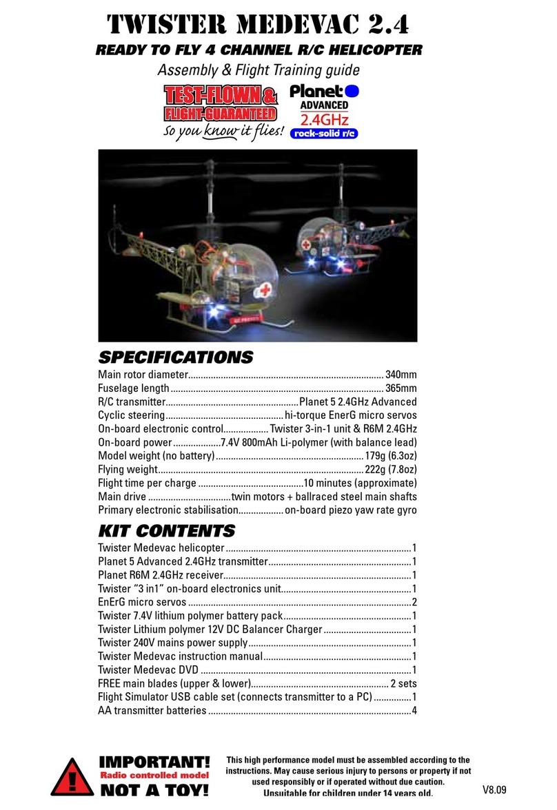 Twister Medevac 2.4 Assembly & flight training guide