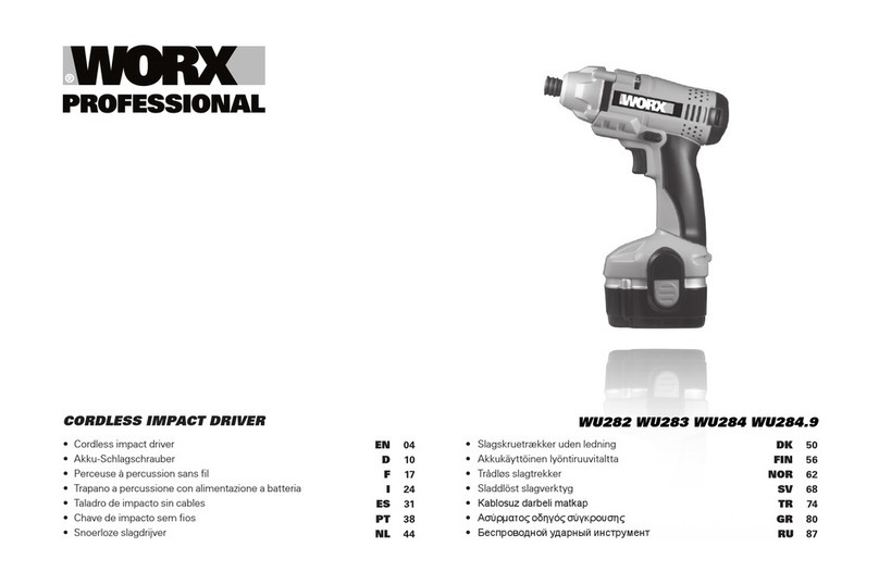 Worx WU282 User manual