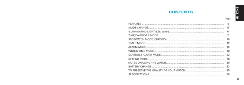 Seiko W861 User manual