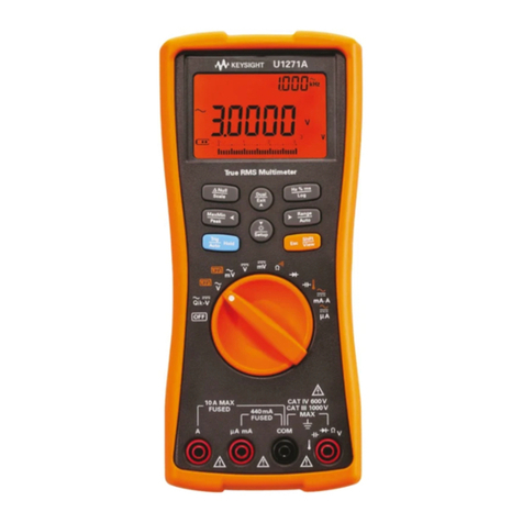 Keysight U1272A quick start guide