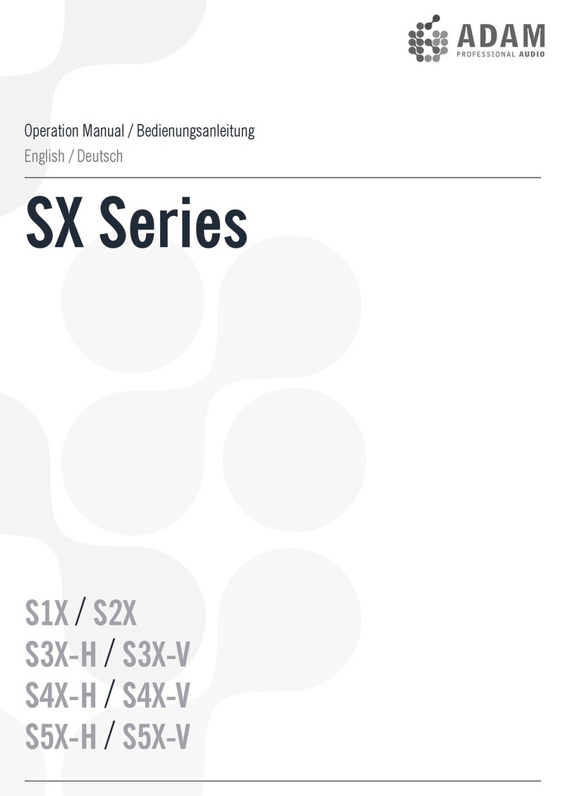 Adam S1X User manual