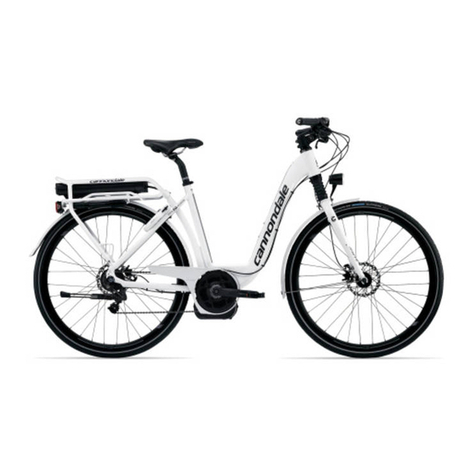 Cannondale E-Series Owner's manual supplement