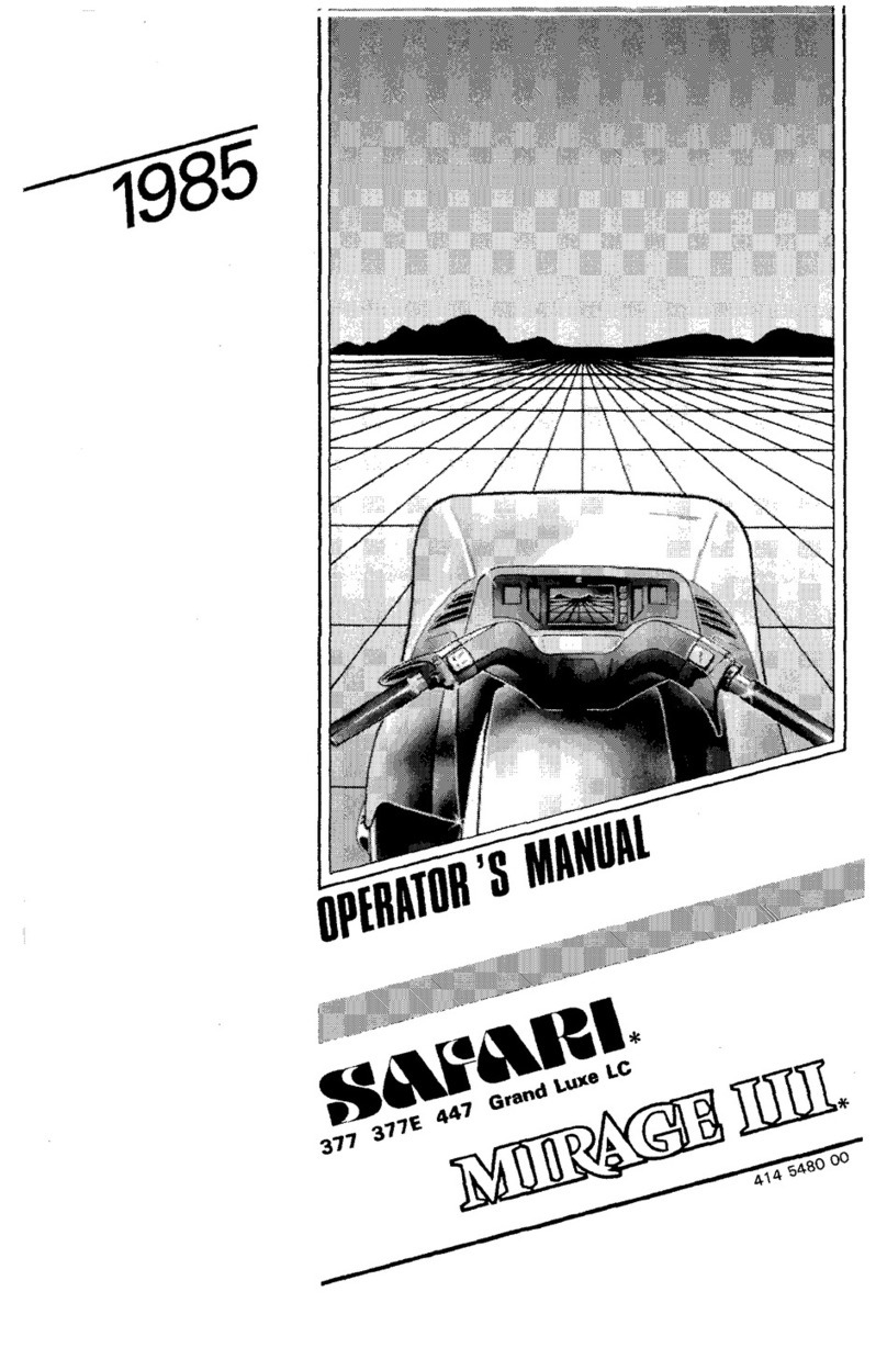 BOMBARDIER safari Operator's manual