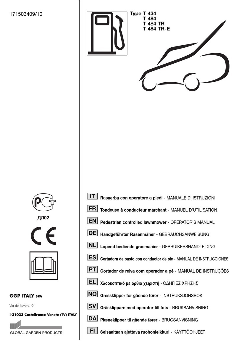 GGP ITALY T 434 User manual
