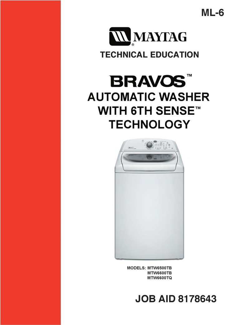 Maytag MTW6500TB User manual