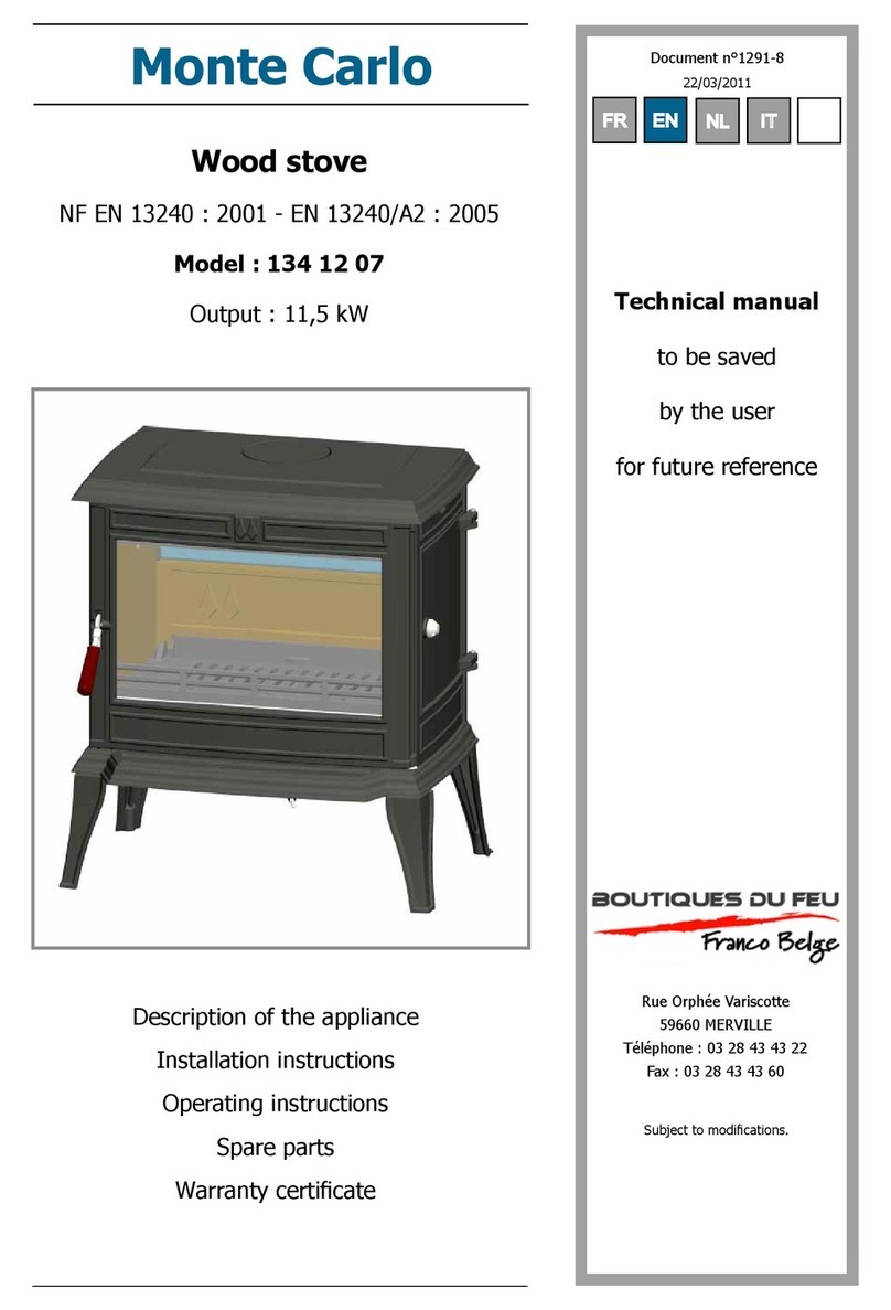 FRANCO BELGE MONTE CARLO 134 12 07 Technical manual