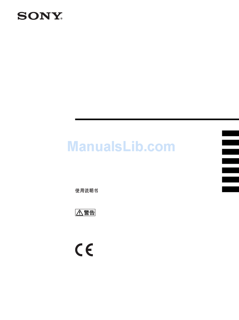 Sony LMD-440 User manual