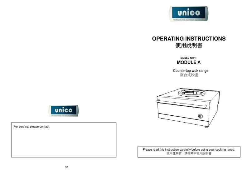 Unico MODULE A operating instructions