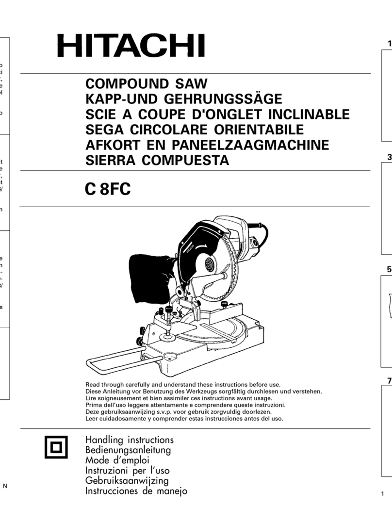 Hitachi C 8FC Handling instructions