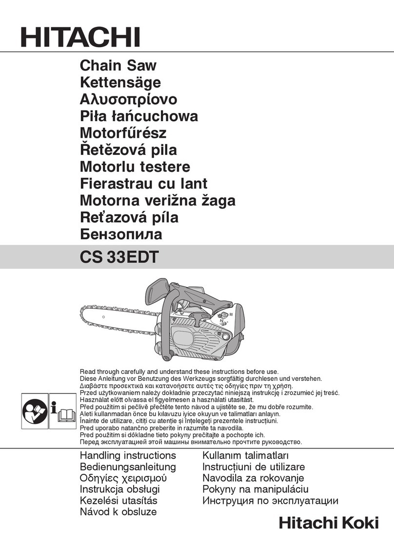 Hitachi CS 33EDT User manual