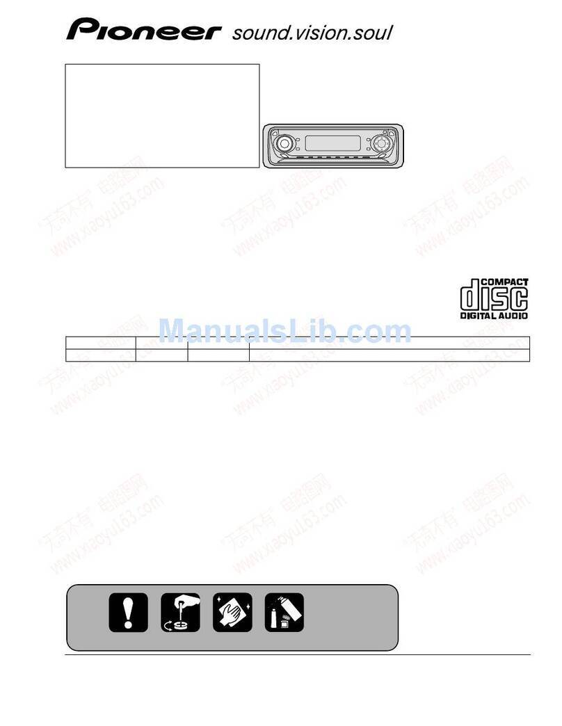 Pioneer Premier DEH-P740MP User manual