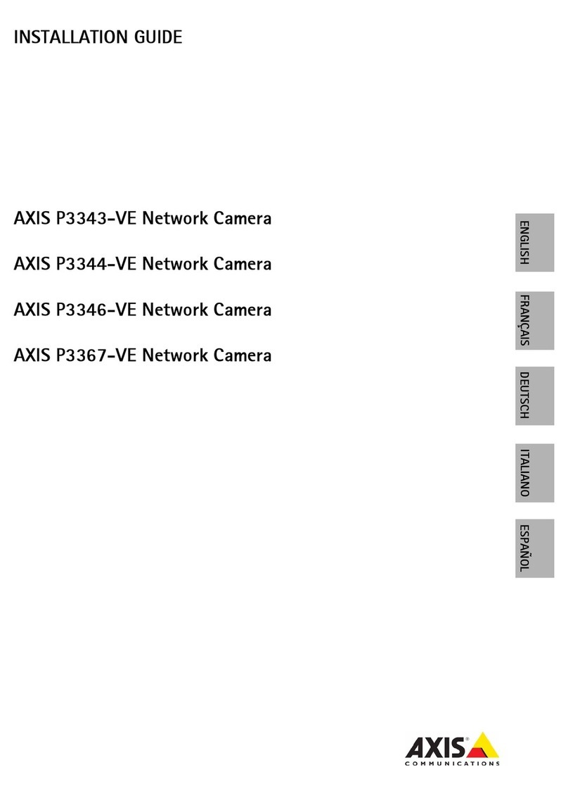 Axis P3344-VE installation guide