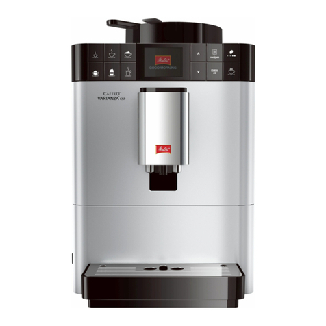 Melitta Caffeo Varianza CSP User manual