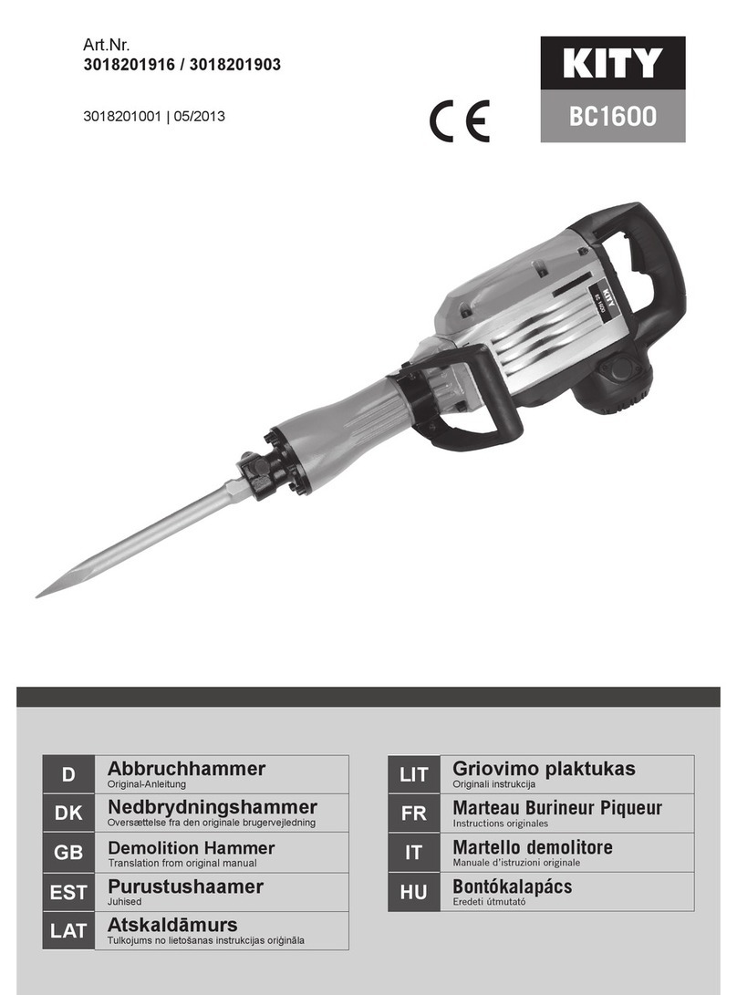 Kity BC1600 User manual