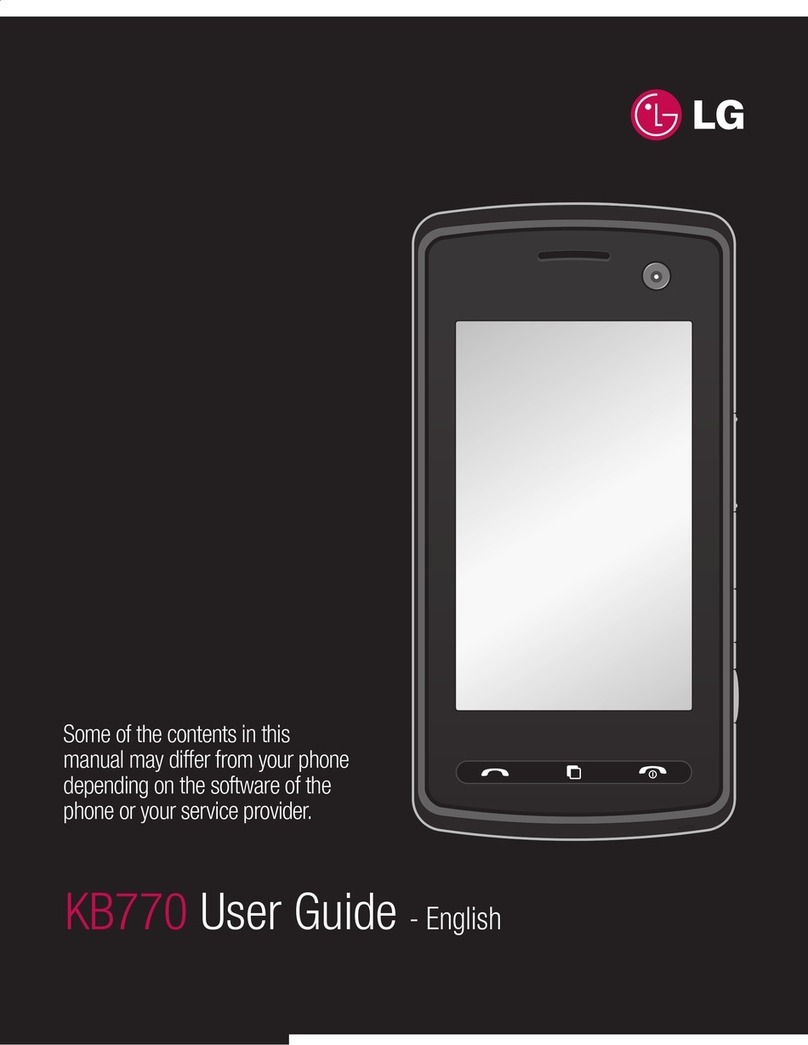 LG KB770 User manual