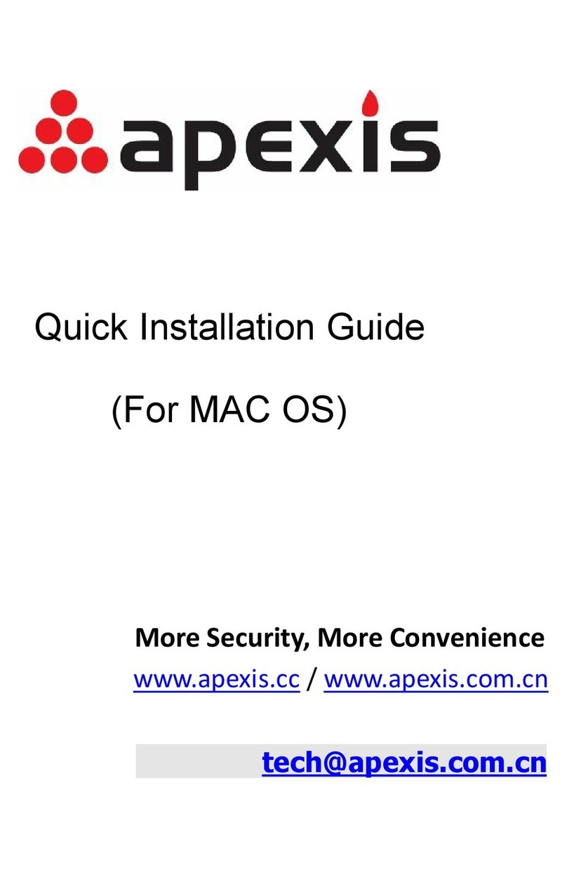 Apexis J011 User manual