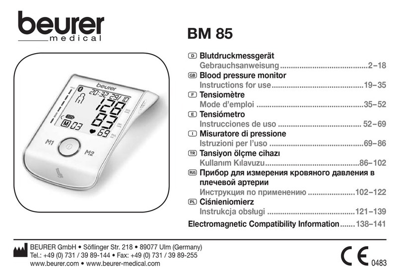 Beurer BM 85 Instructions for use