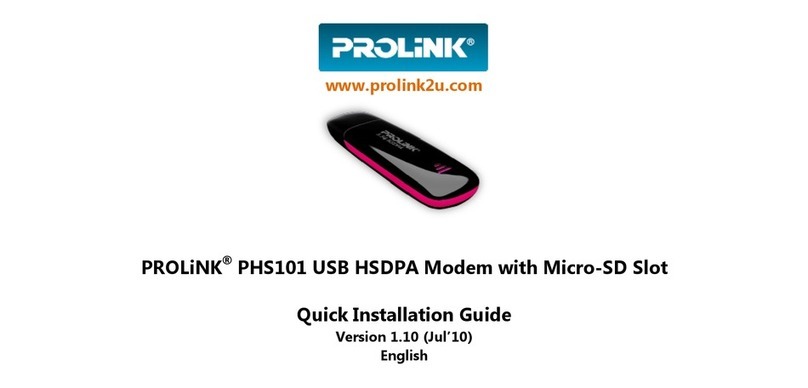 PROLiNK PHS101 User manual PROLiNK PHS101 User manual