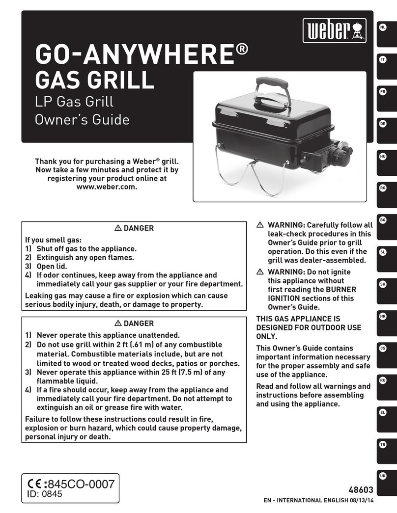 Weber GO-ANYWHERE 1141075 User manual