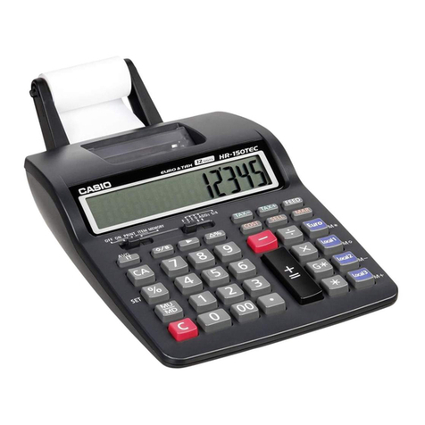 Casio HR-150TEC user guide