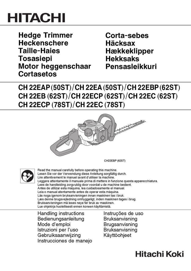 Hitachi CH 22EAP User manual