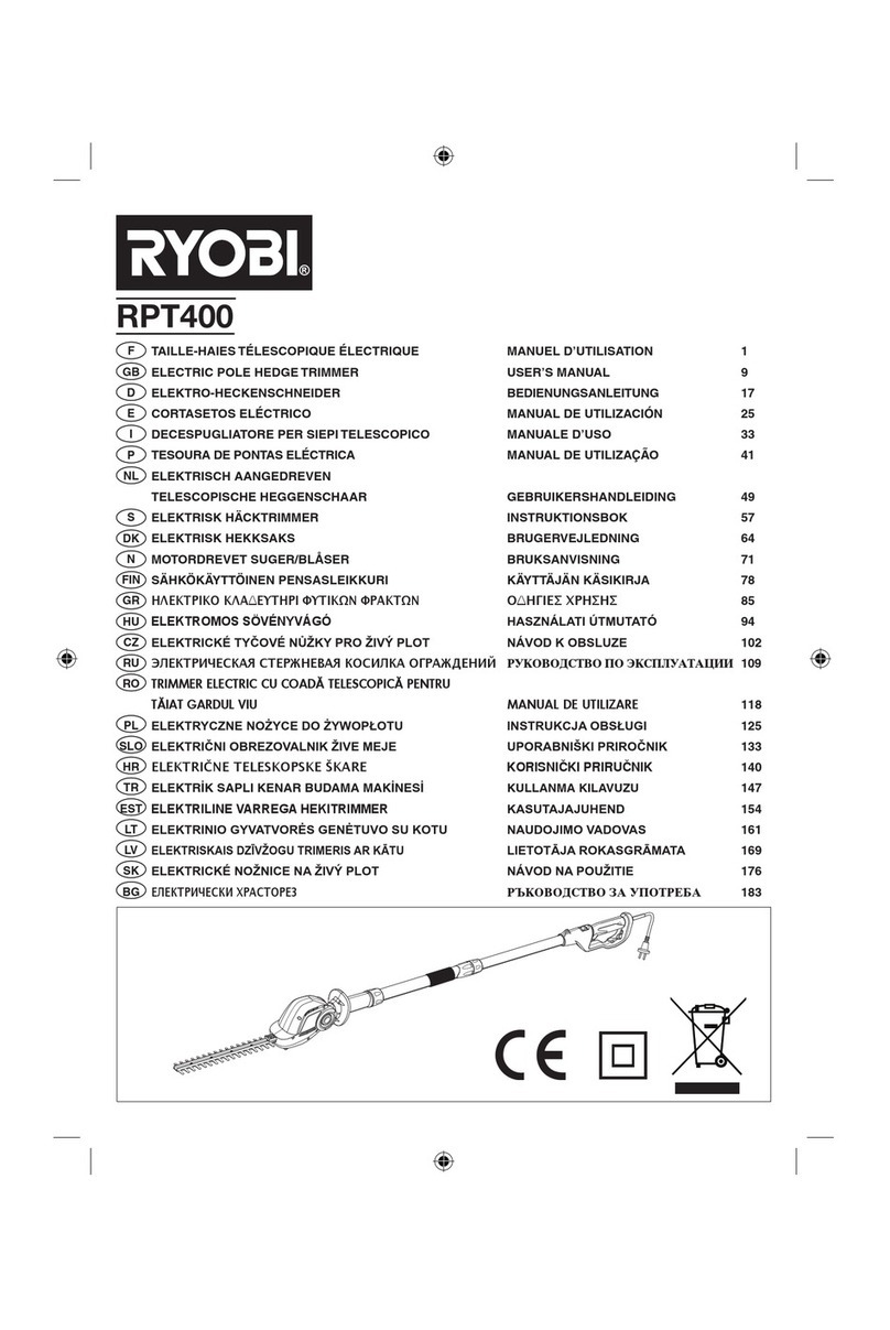 Ryobi RPT400 user manual