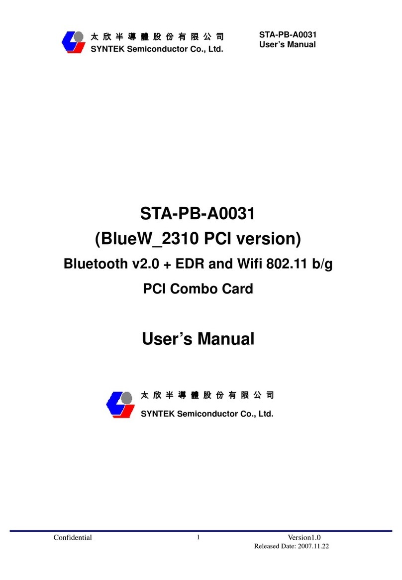 SYNTEK STA-PB-A0031 user manual